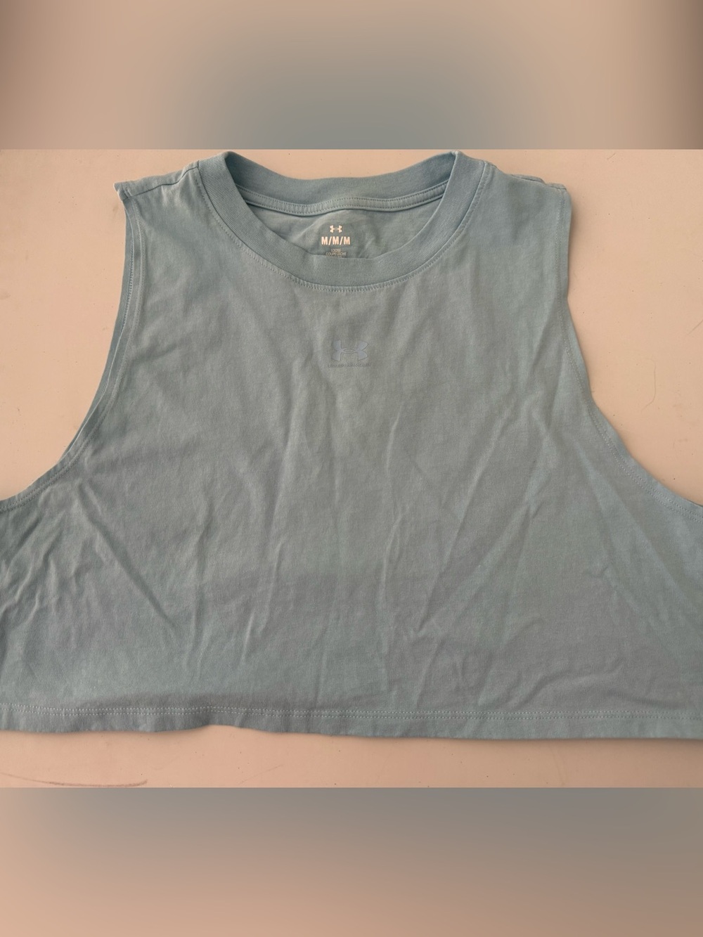 Under Armour Light Teal Short Sleeve Logo Tee